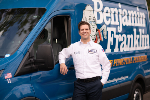 BF Male Technician with Van Wide View 1 1 1