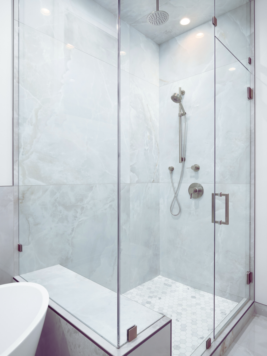 Modern walk in shower type 