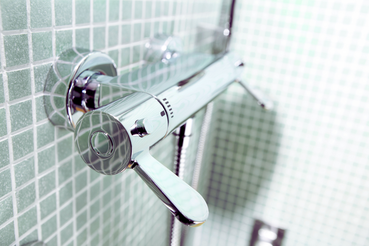 Modern looking shower valves 